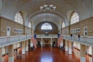 Ellis Island Registry Room 1917