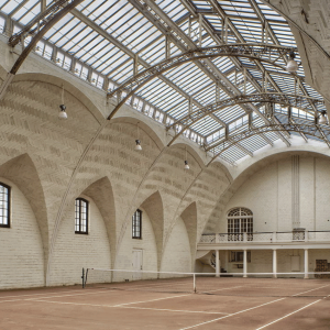Tennis Court in Astor Courts 1902